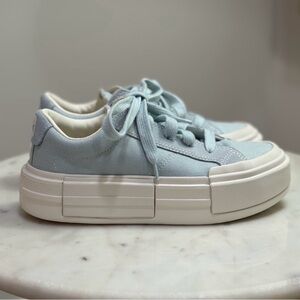 Converse Women's Light Blue Platform Canvas Sneaker